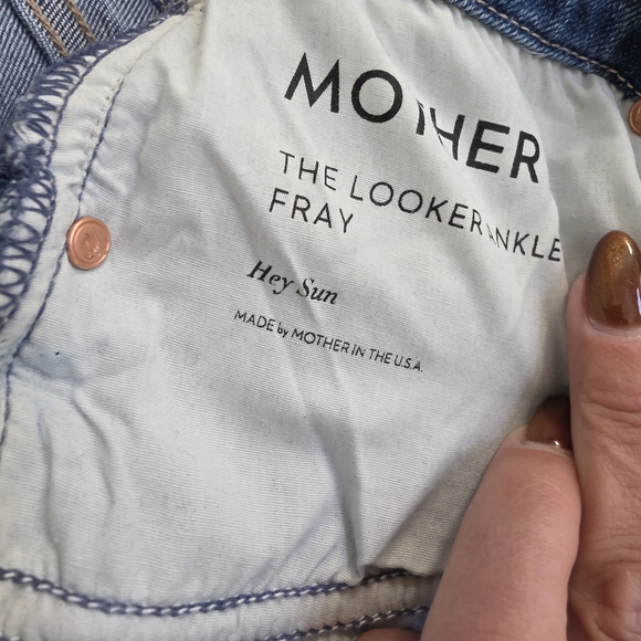 Mother The Looker Ankle Fray In Hey Sun - Picture 5 of 8